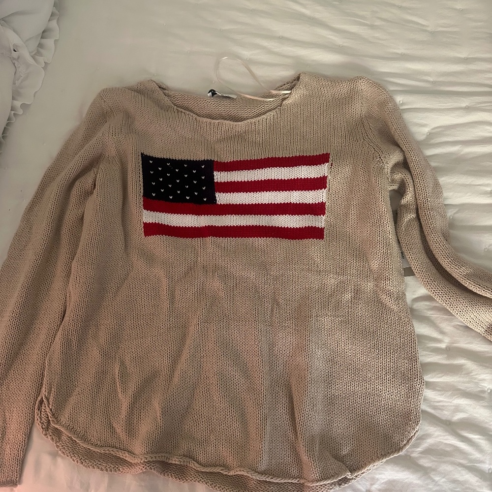 Women's flag sweater